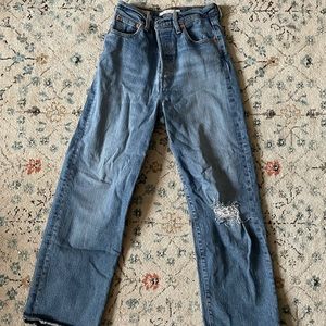 LEVIS Ribcage jeans in size 26